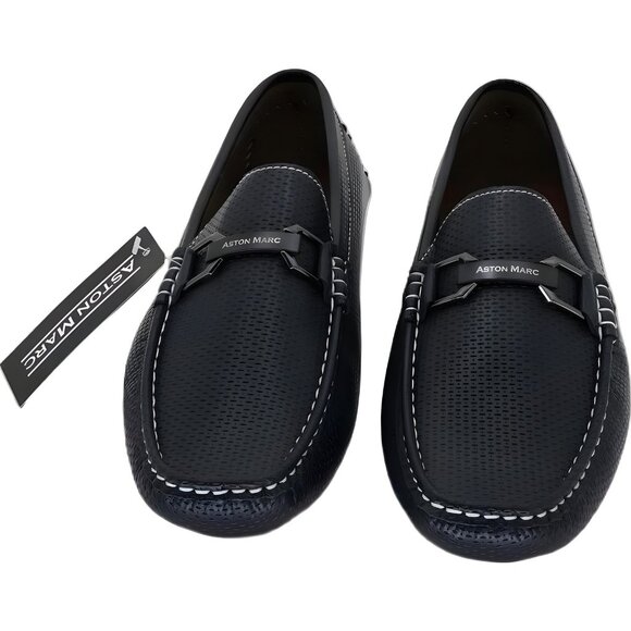 Aston Marc Charter Driver Loafers Navy Men 8.5M